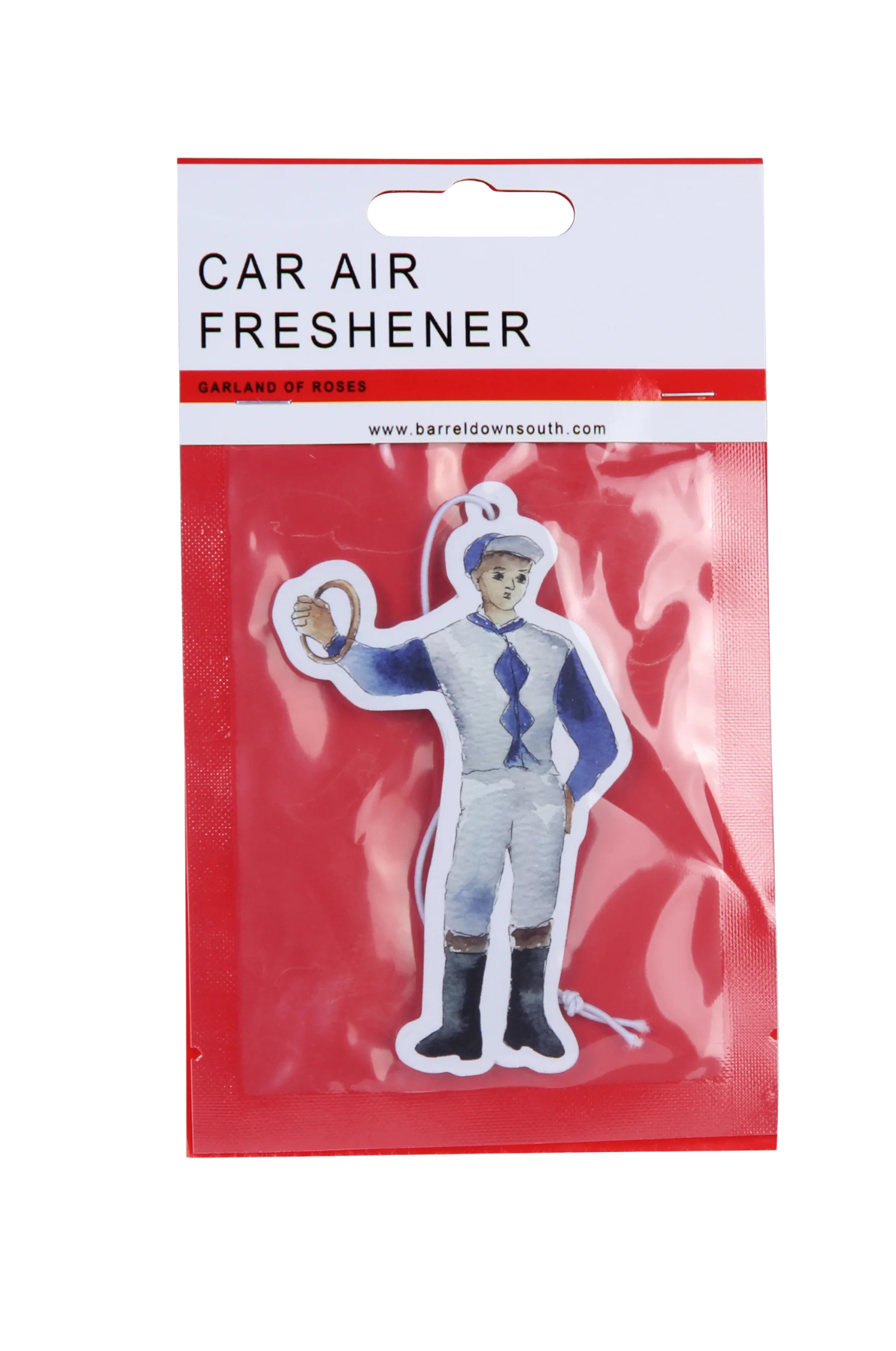STANDING JOCKEY CAR AIR FRESHENER
