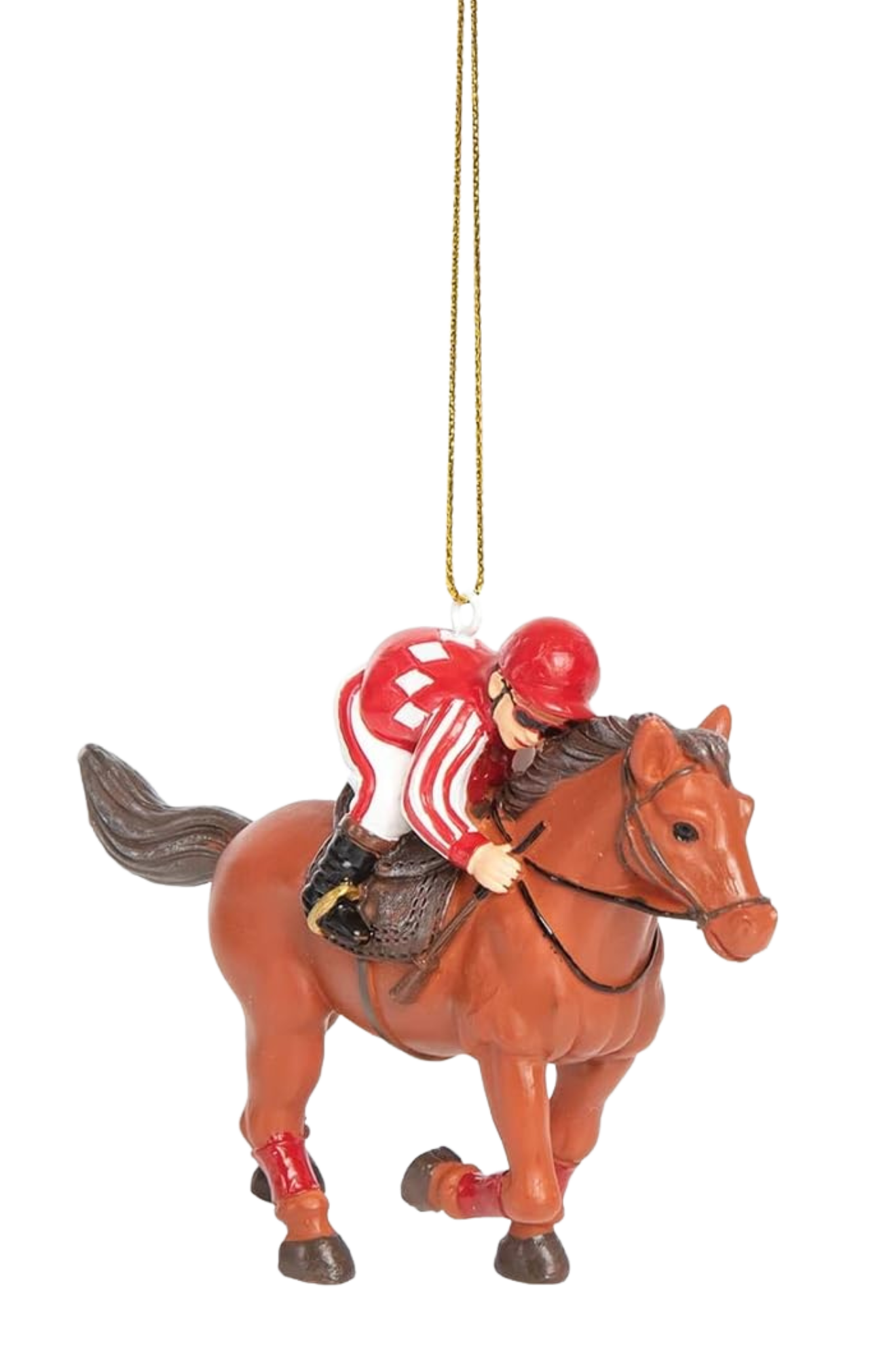 STRIPED JOCKEY ORNAMENT
