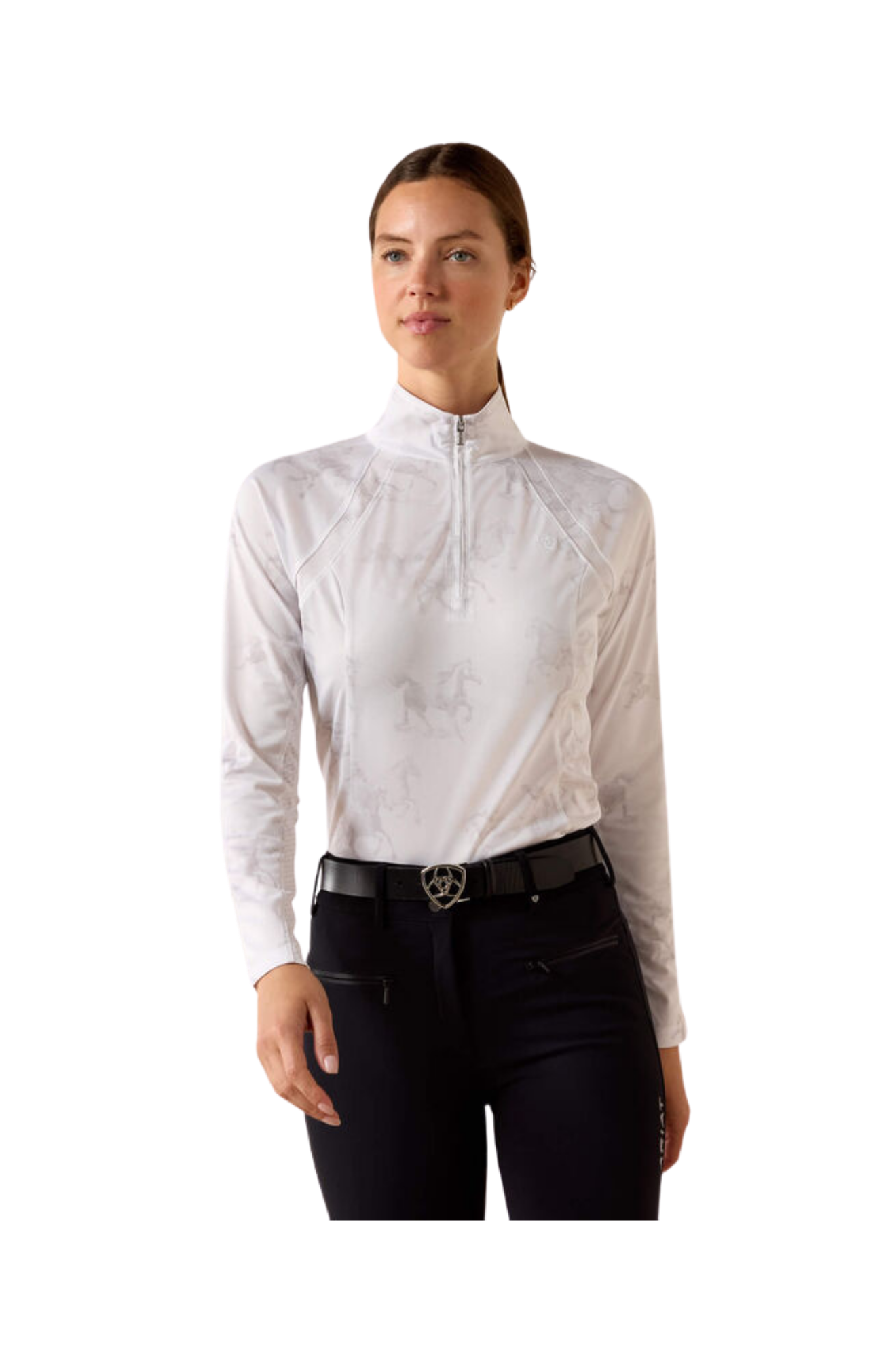 Sunstopper 3.0 1/4 Zip L/S Baselayer Print-26