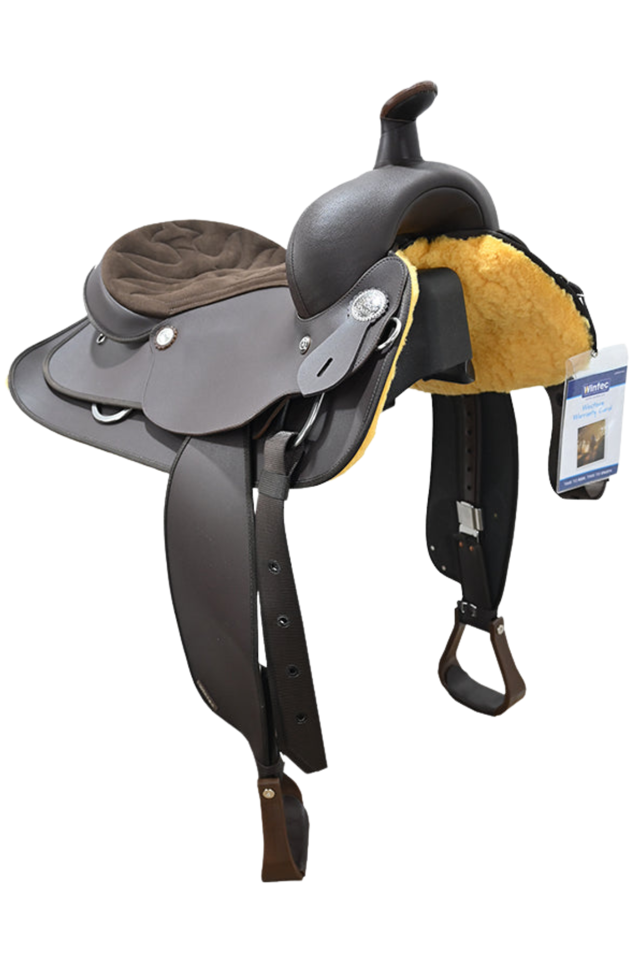 WINTEC FULL QUARTER HORSE SYNTHETIC SADDLE