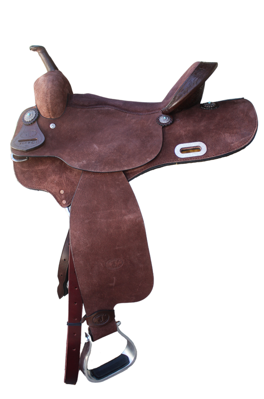 Circle J Barrel Saddle Chocolate