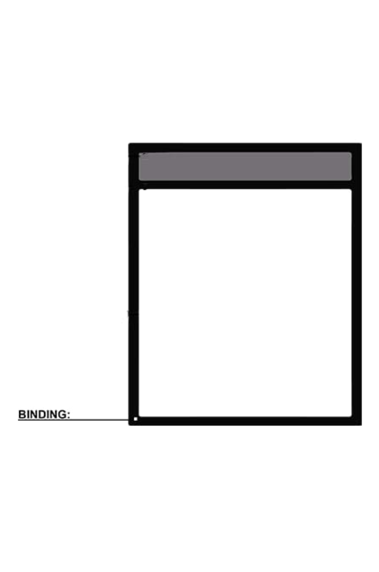 custom chart to show the sizing of the feed bag