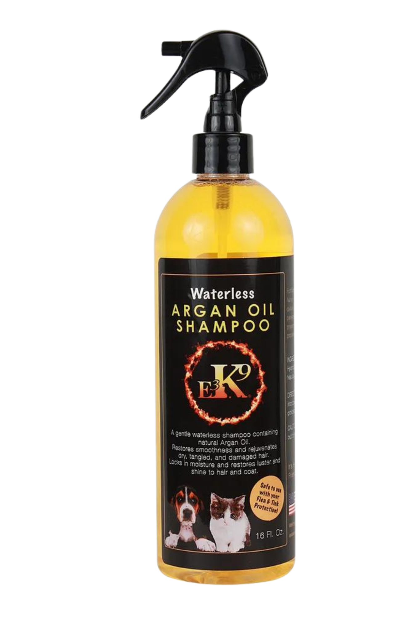 E3 K9 WATERLESS ARGAN SHAMPOO