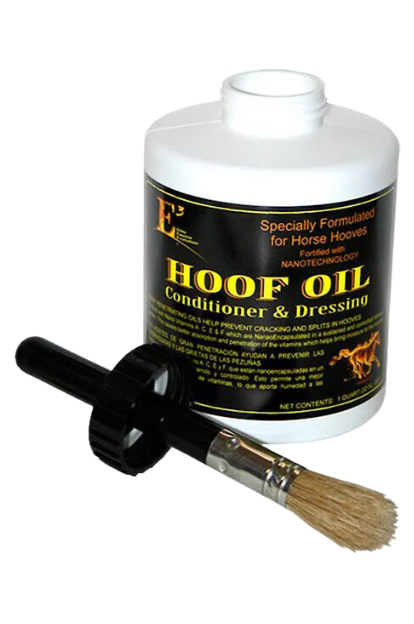 E3 HOOF OIL WITH BRUSH