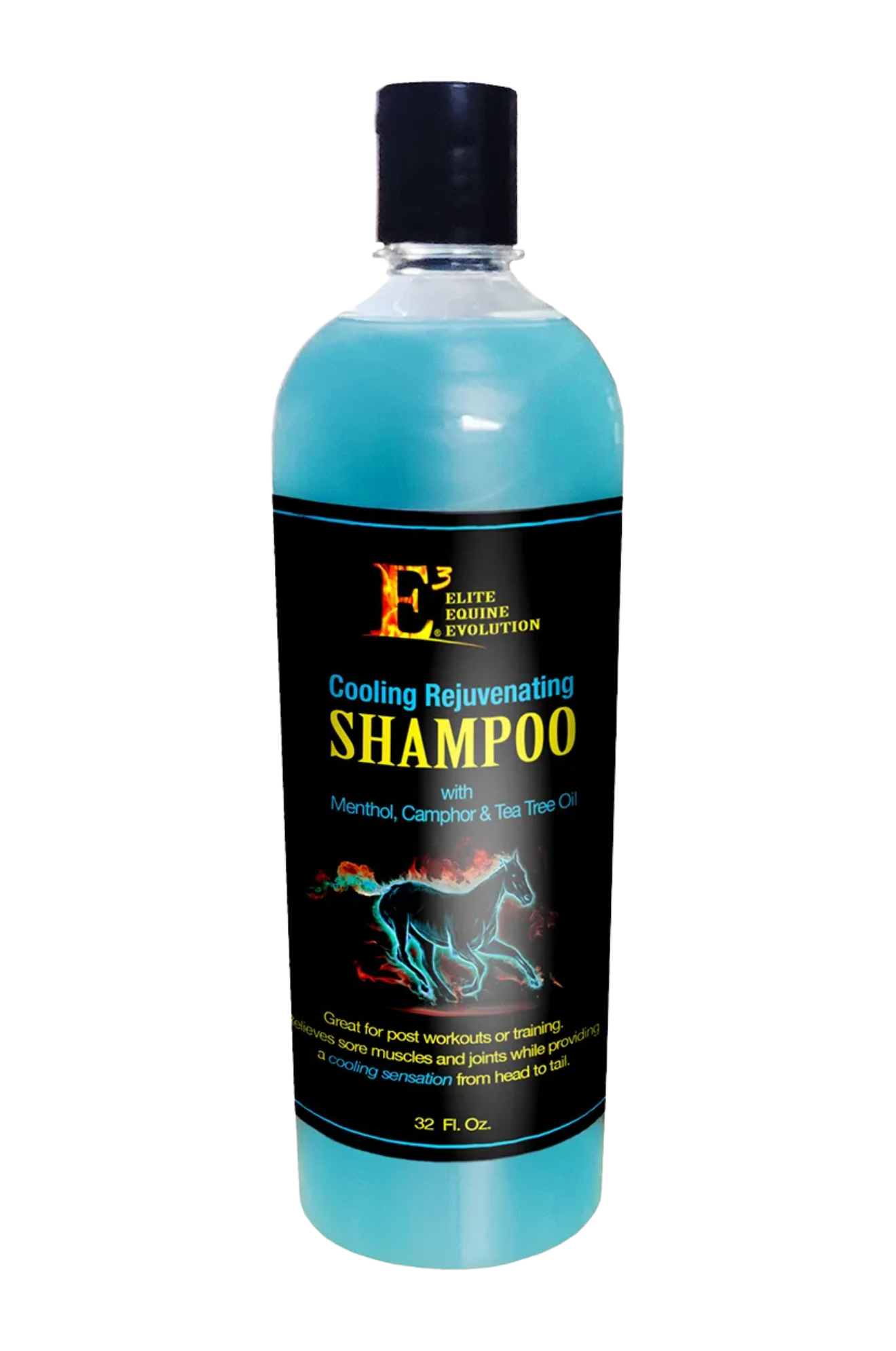 E3 Cooling Rejuvenating Shampoo for Horses (32 oz) E3 Cooling Rejuvenating Shampoo for Horses (32 oz)