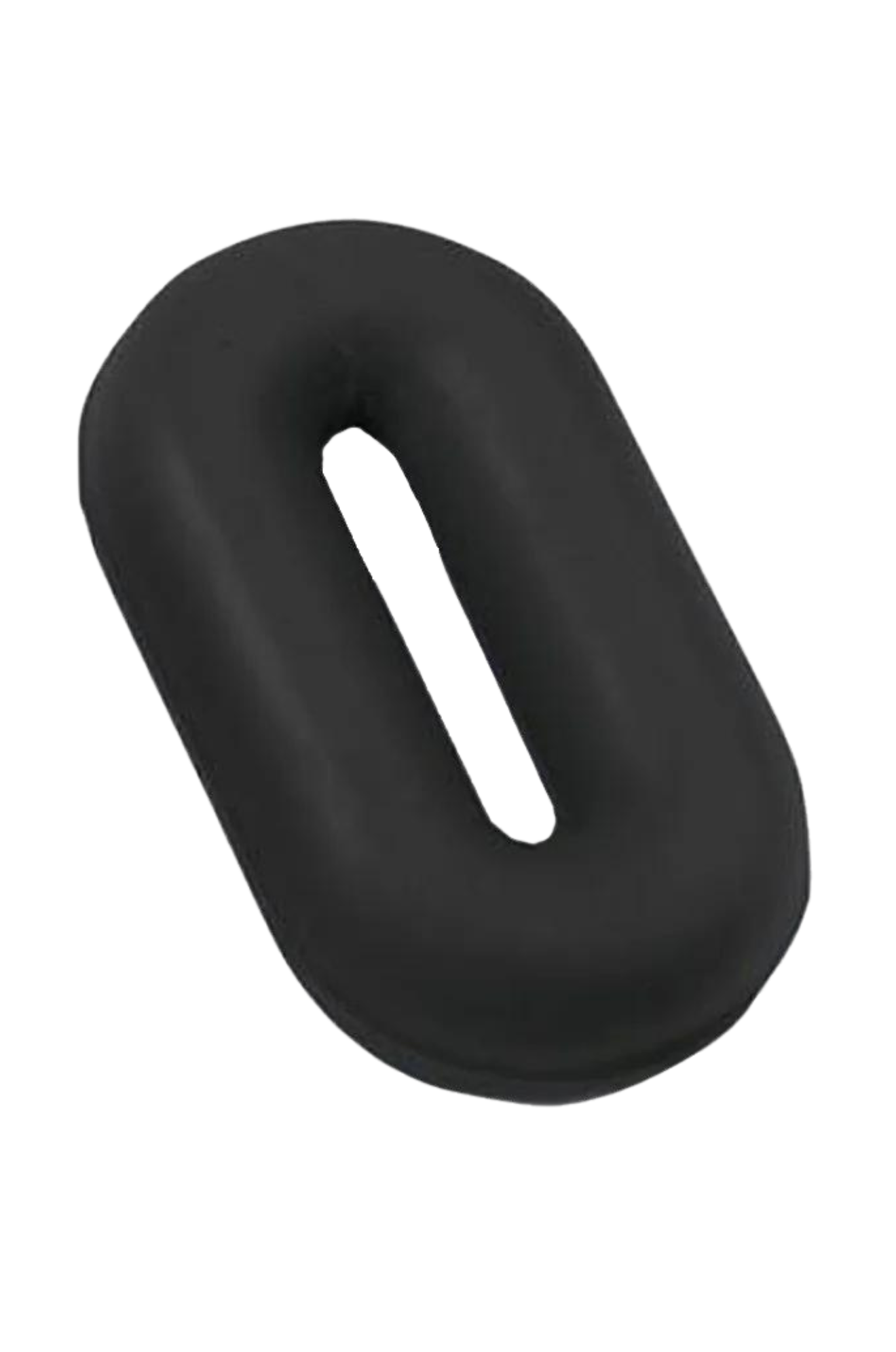 rubber martingale ring designed for use in equestrian sports.
