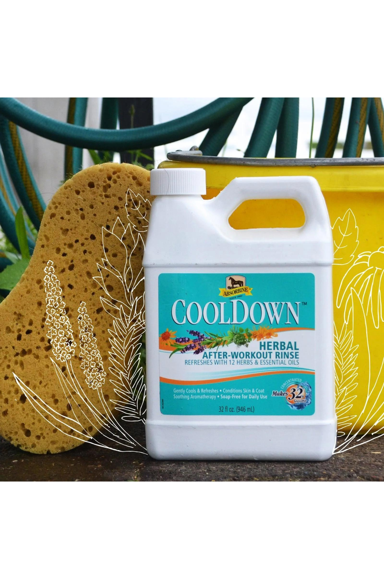 ABSORBINE COOLDOWN HERBAL RINSE