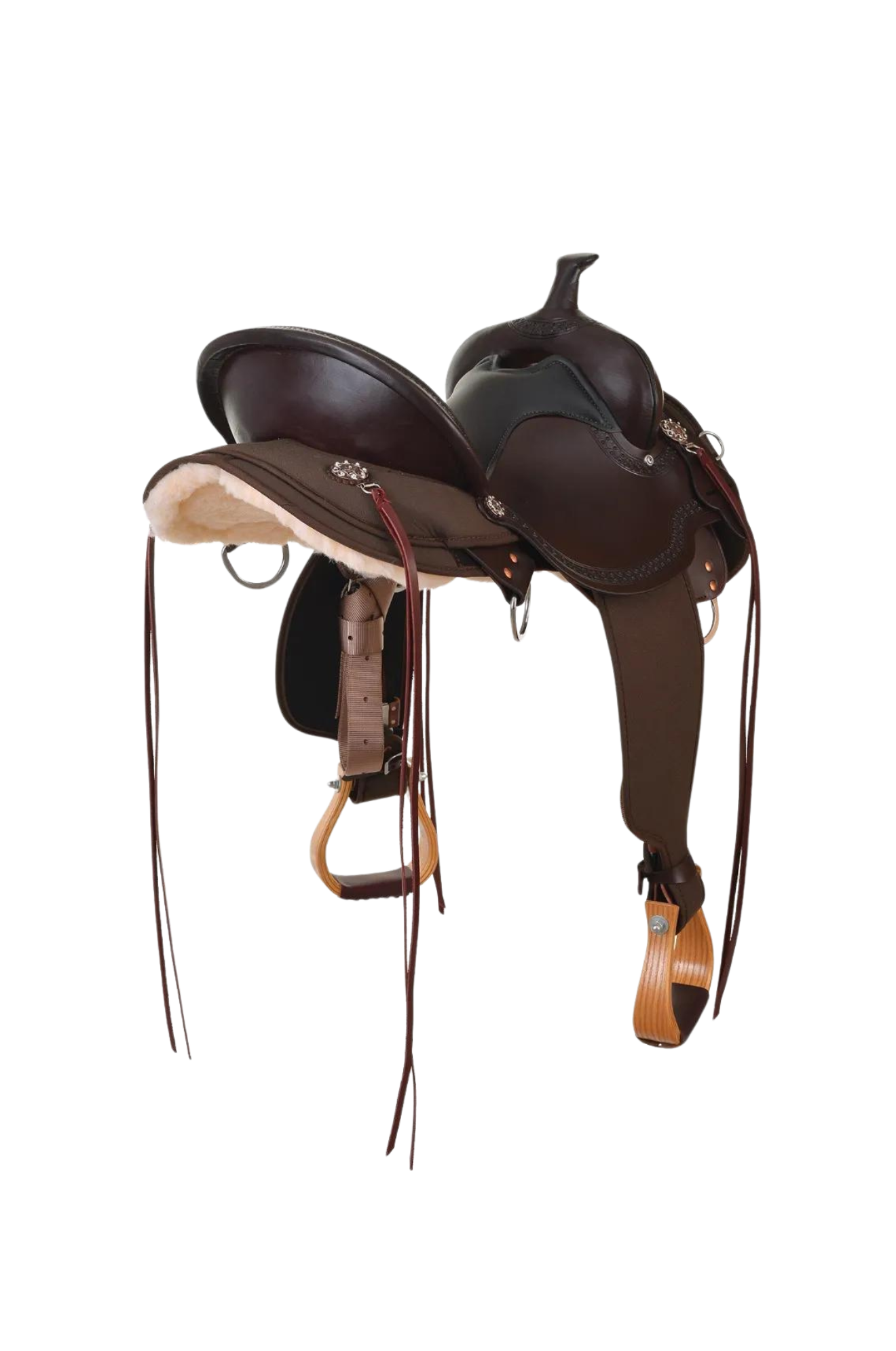 Circle J Cordura/Leather Trail Saddle