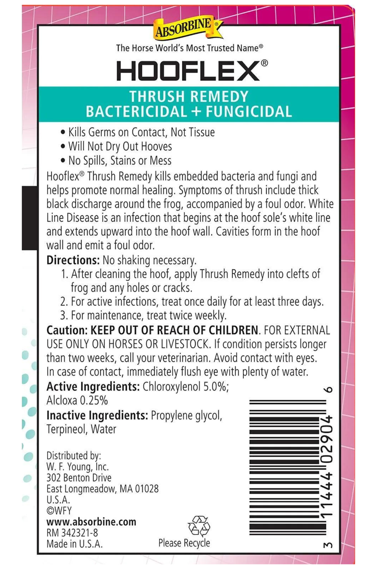 ABSORBINE HOOFLEX THRUSH REMEDY