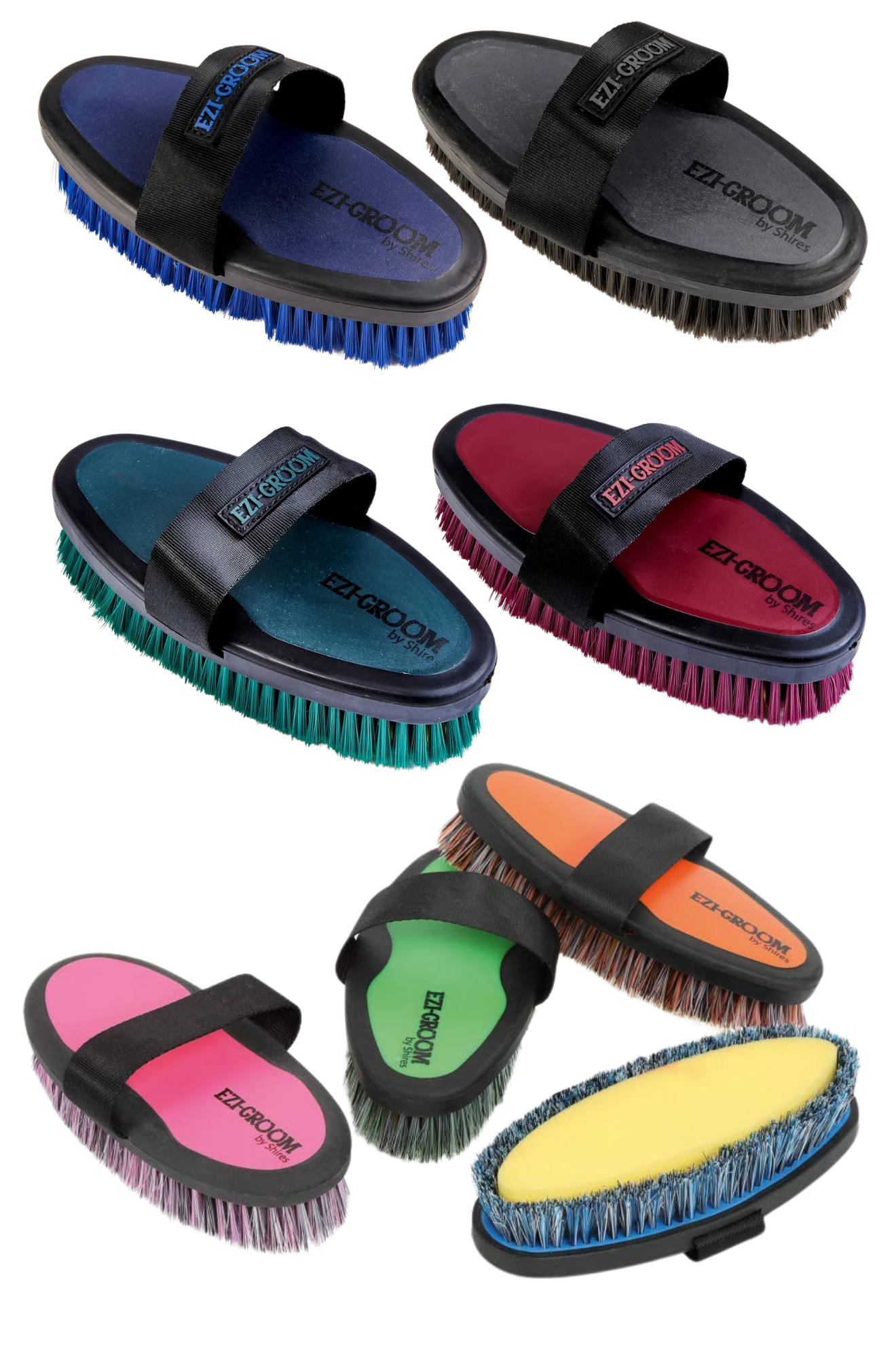 EZI-GROOM GRIP BODY WASH BRUSH ASSORTED