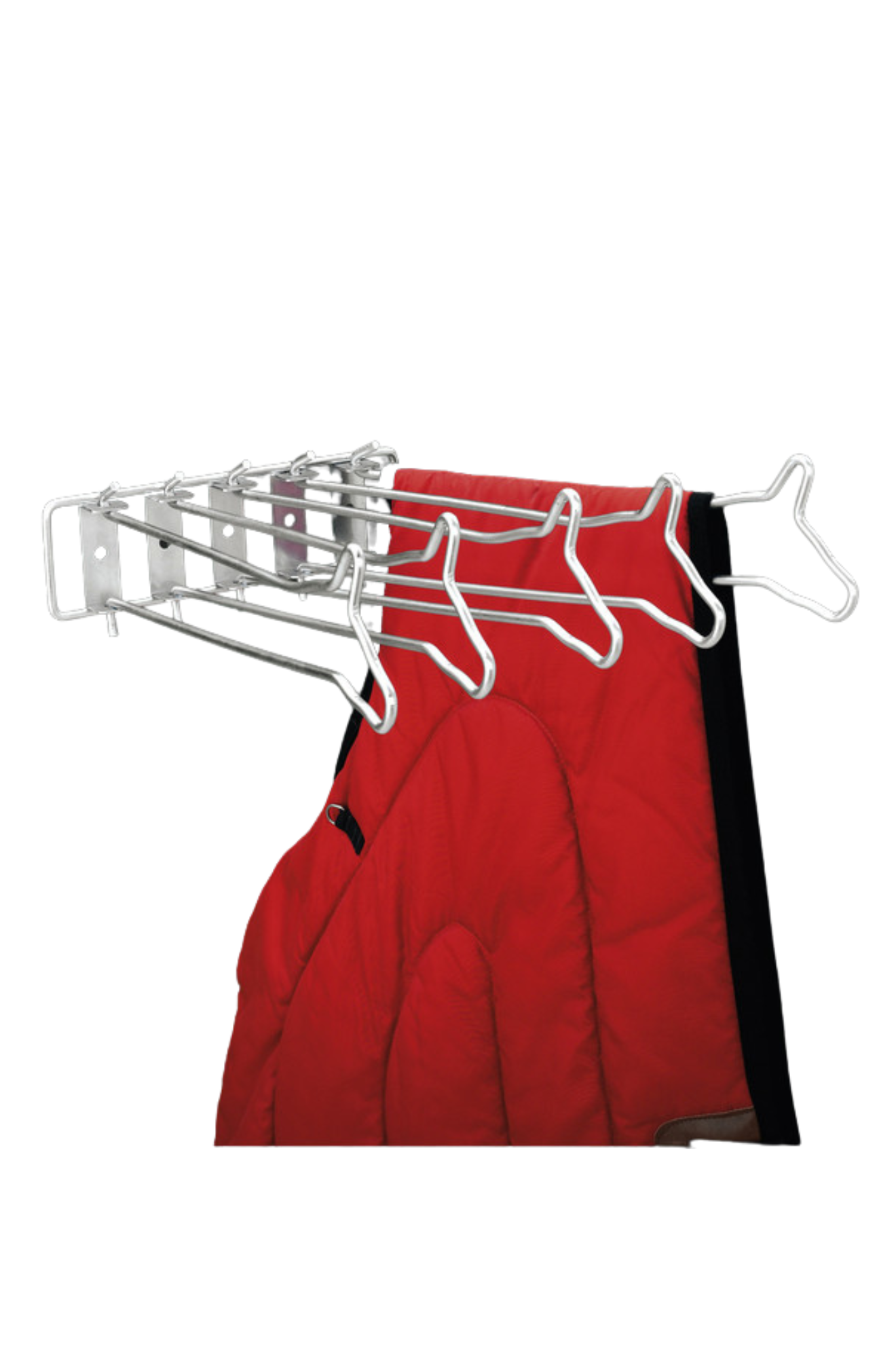 SWINGING 5 BAR BLANKET RACK