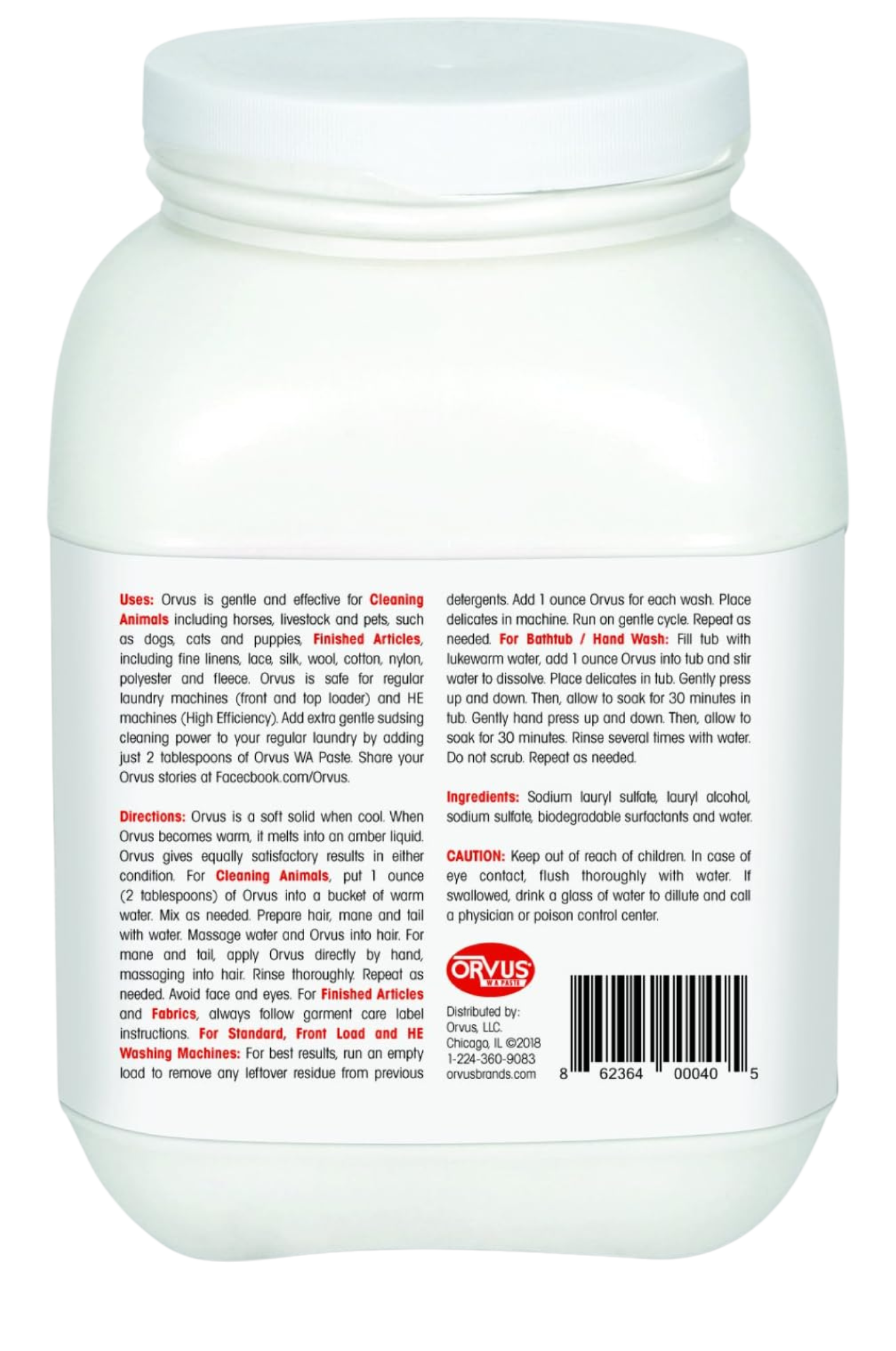 ORVUS WA PASTE SHAMPOO