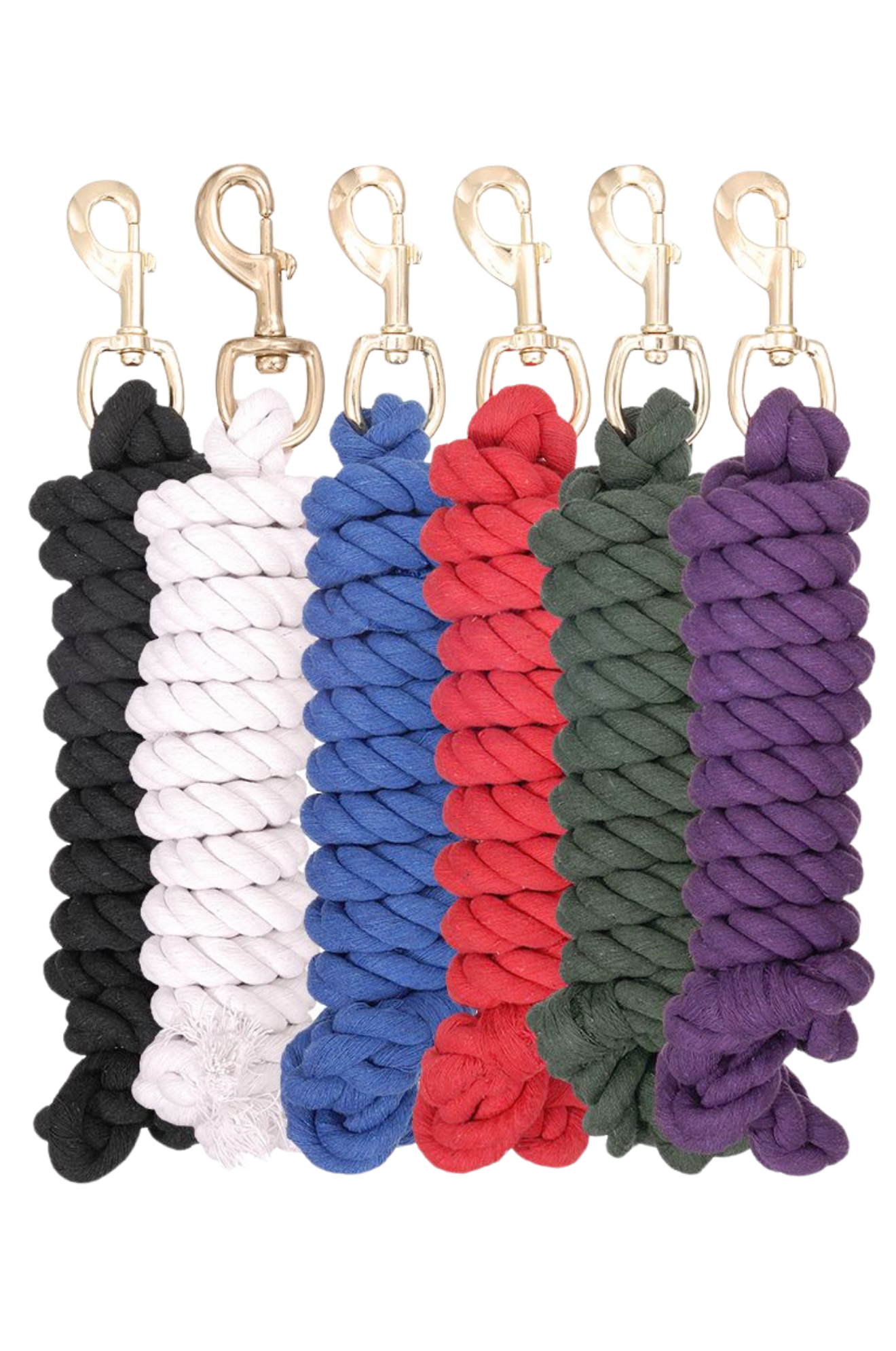 BRAIDED COTTON LEAD WITH BOLT SNAP