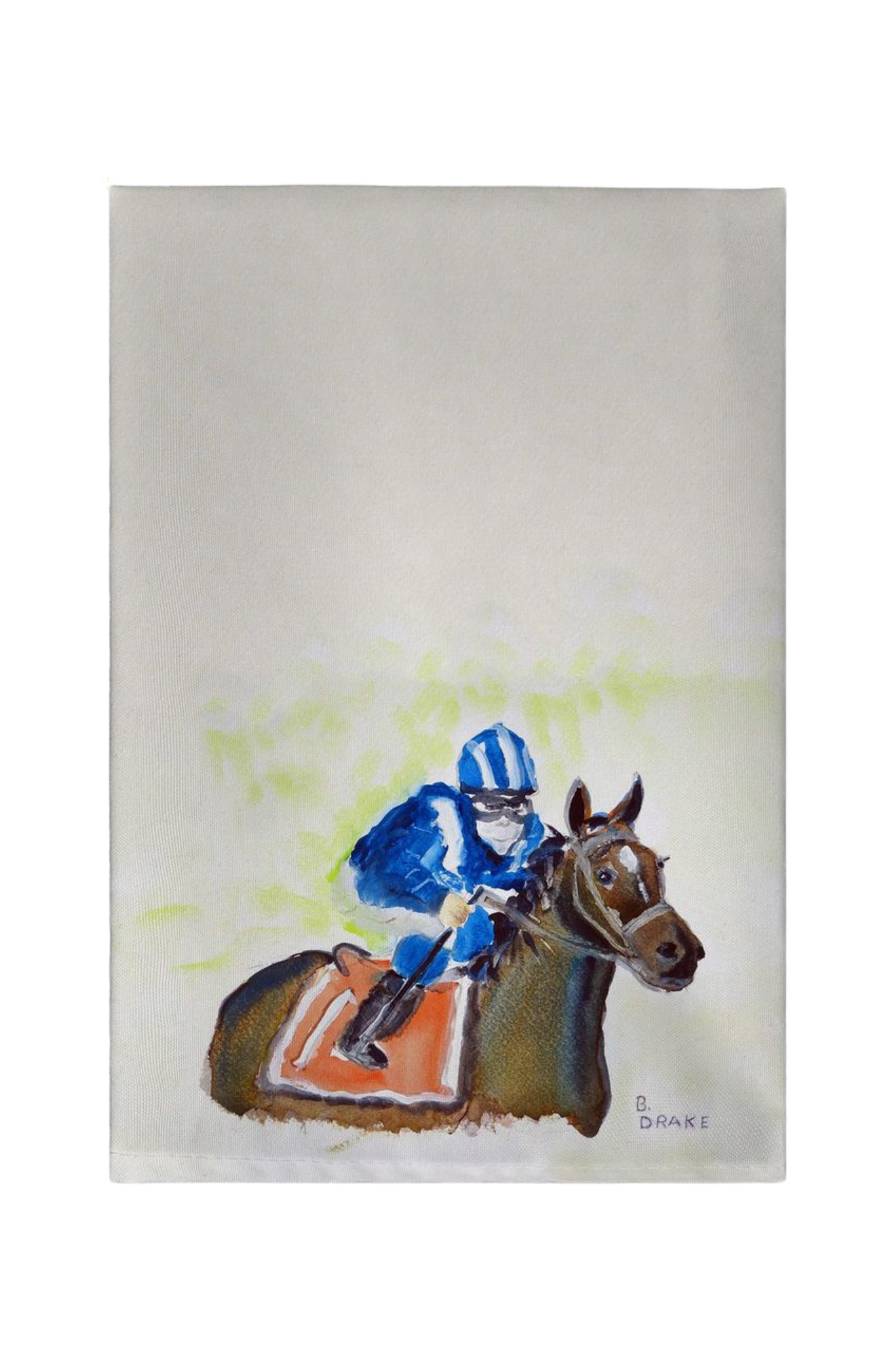 EMB HORSE HAND TOWEL