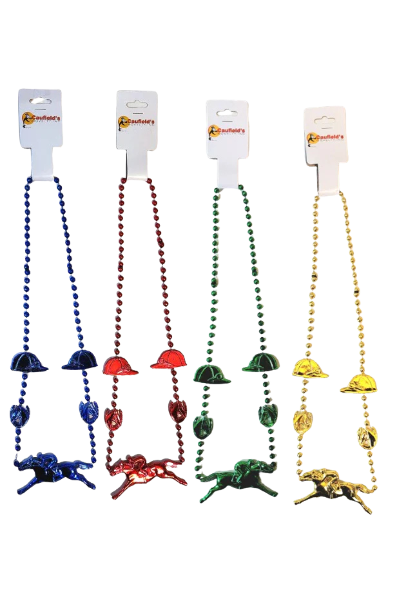 HORSE AND JOCKEY BEADS