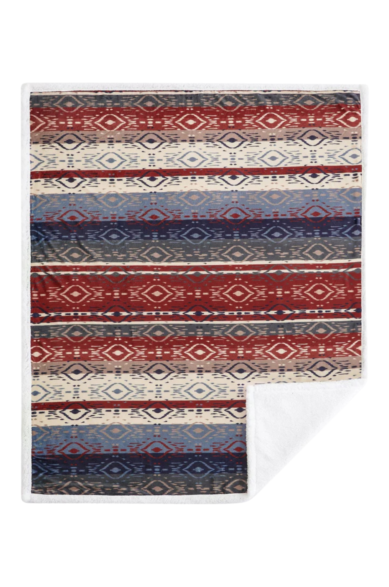 HOME RANGE AZTEC SHERPA THROW disc