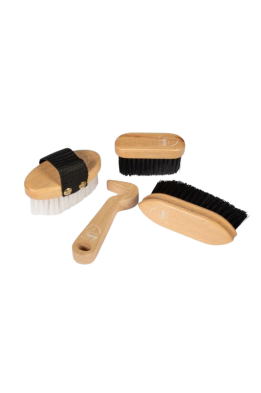 HKM Hobby Horsing Wooden Groom Set