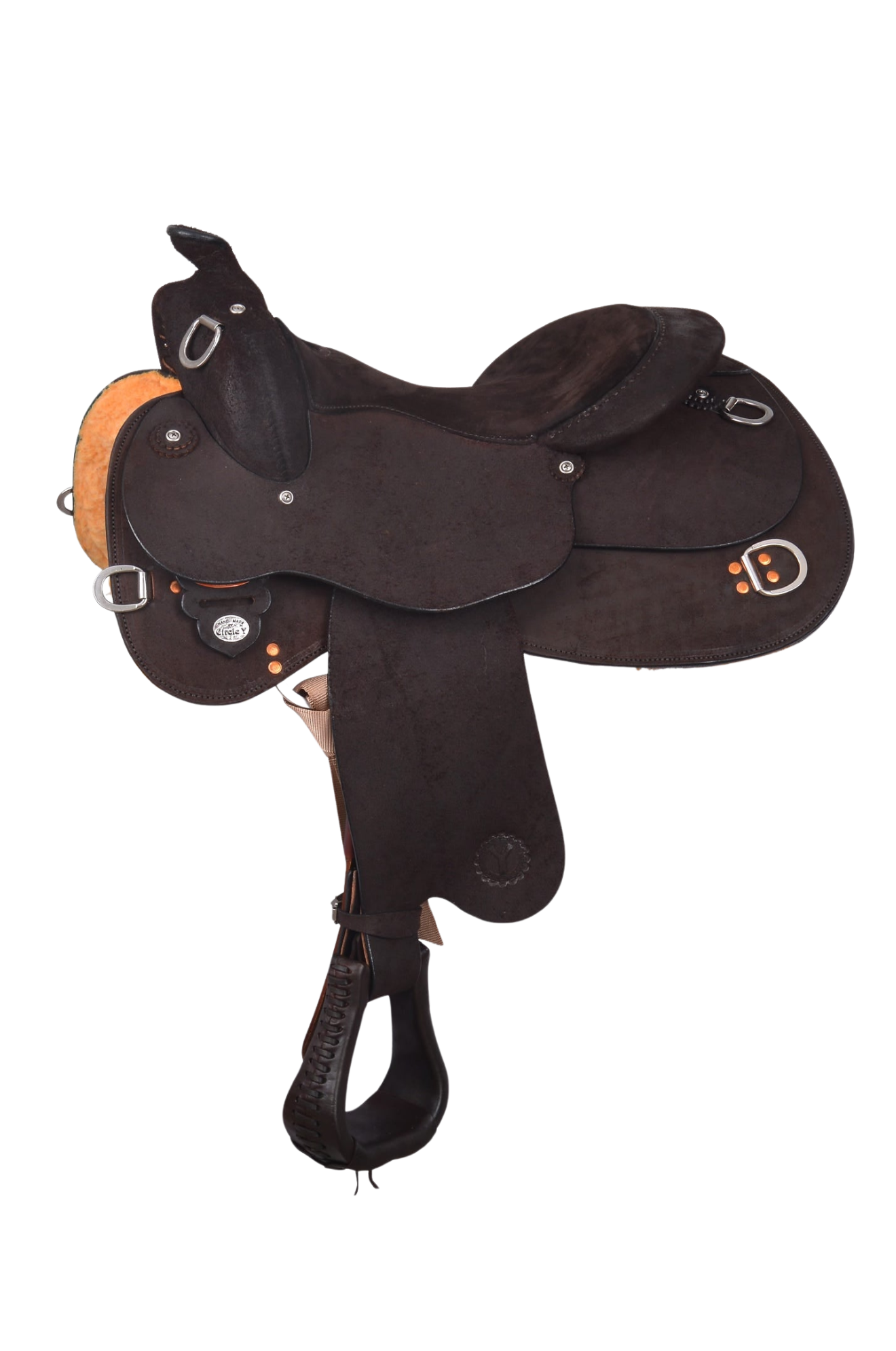 CIRCLE Y ROUGHOUT TRAINER SADDLE