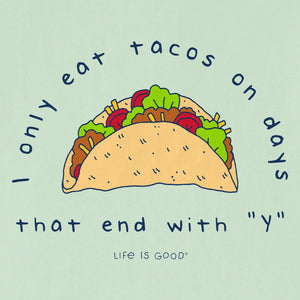 Mns Crusher-Lite Quirky Eat Tacos Tee