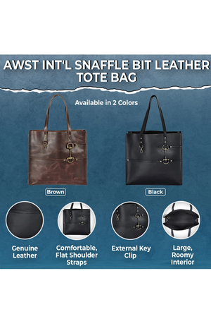 AWST_Snaffle_Bit_Leather_Tote_Bag