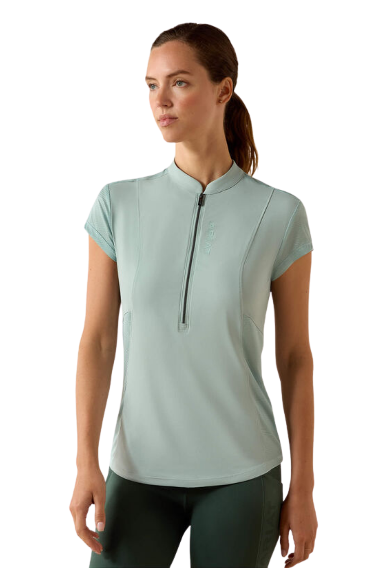 Ariat Breathe 1/2 Zip Cap Sleeve Baselayer-26