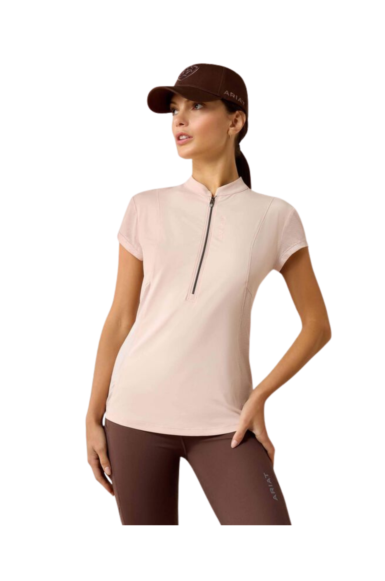 Ariat Breathe 1/2 Zip Cap Sleeve Baselayer-26