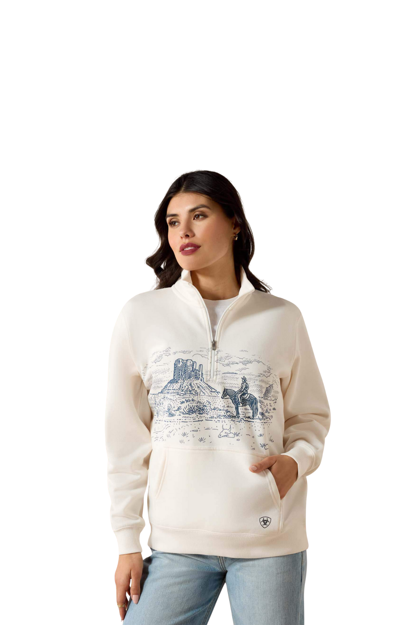 Ariat Traveler 1/2 Zip Sweatshirt-26