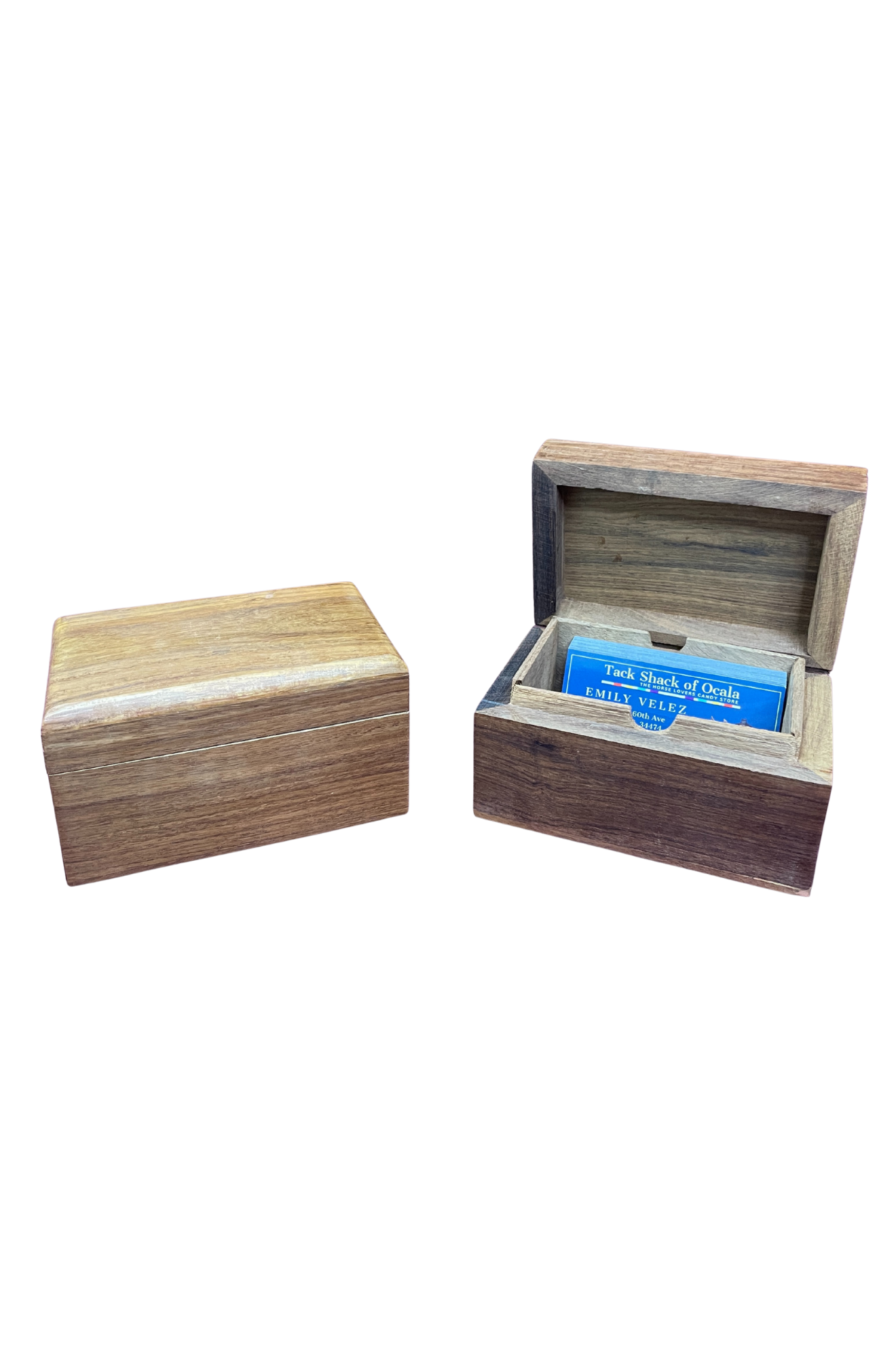Box Cut Business Card Holder