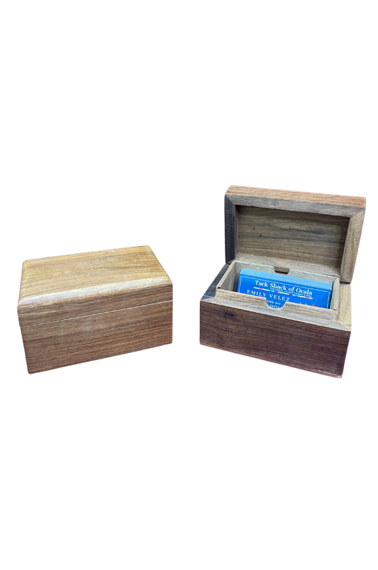 Box Cut Business Card Holder