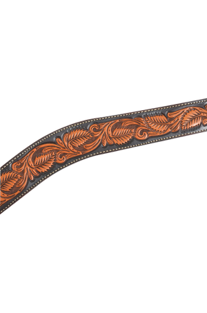 Breastcollar_2_Floral_Tooled_Dyed_Edged