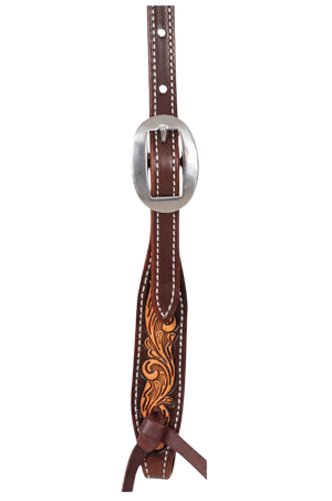 Chocolate_Framed_Floral_Browband_Headstall