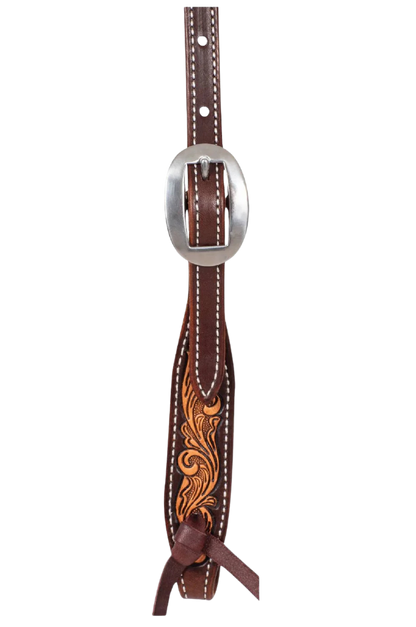 Chocolate_Framed_Floral_Browband_Headstall