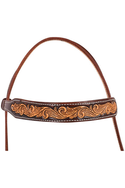 Chocolate_Framed_Floral_Browband_Headstall