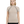 Woman wearing a beige short-sleeve top with a zipper on a white background