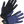 Pair of blue and black gloves with a visible brand logo on a white background