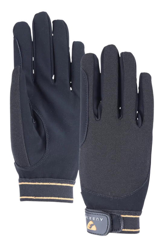 black riding gloves kids 