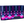Felt patterned product with pink and blue design on a white background