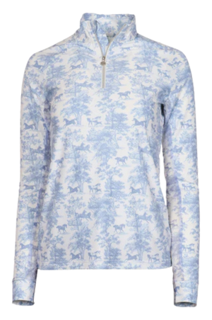 Dapplebay_Equestrian_Toile_14_Zip_LS_Shirt-S26