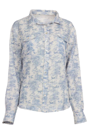 Dapplebay_Equestrian_Toile_Breezy_Button_Up_LS_Shirt-S26
