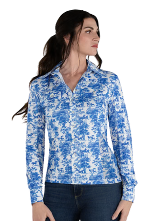 Dapplebay_Equestrian_Toile_Western_Shirt