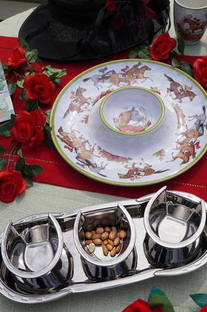 Day_At_The_Races_3_D_Plated_4PC_Tray_Set