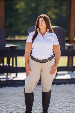 Geometric_Ladies_Talent_Yarn_Straight_Collar_Short_Sleeve_Show_Shirt_-_Black