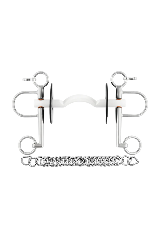 HS Nathe Pelham Soft Mullen Mouth w/Port