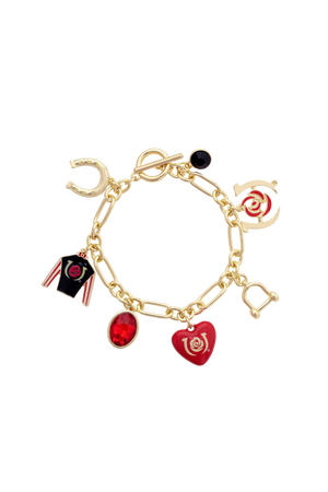 Kentucky_Derby_Enamel_Heart_Charm_Bracelet