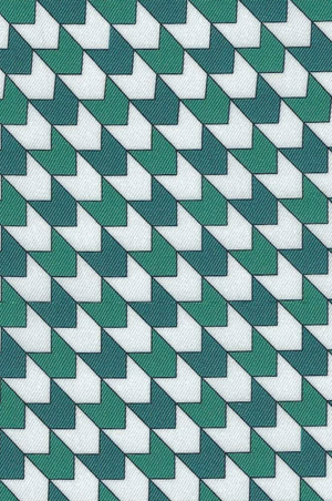 Ladies "Luna II" Forest Green with Geometric Short Sleeve Performance Show Shirt