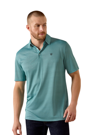 MNS All Over S/S Print Polo-26
