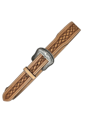 Mns Nocona Large Basketweave Belt