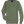 Green sweater with purple accents on a white background