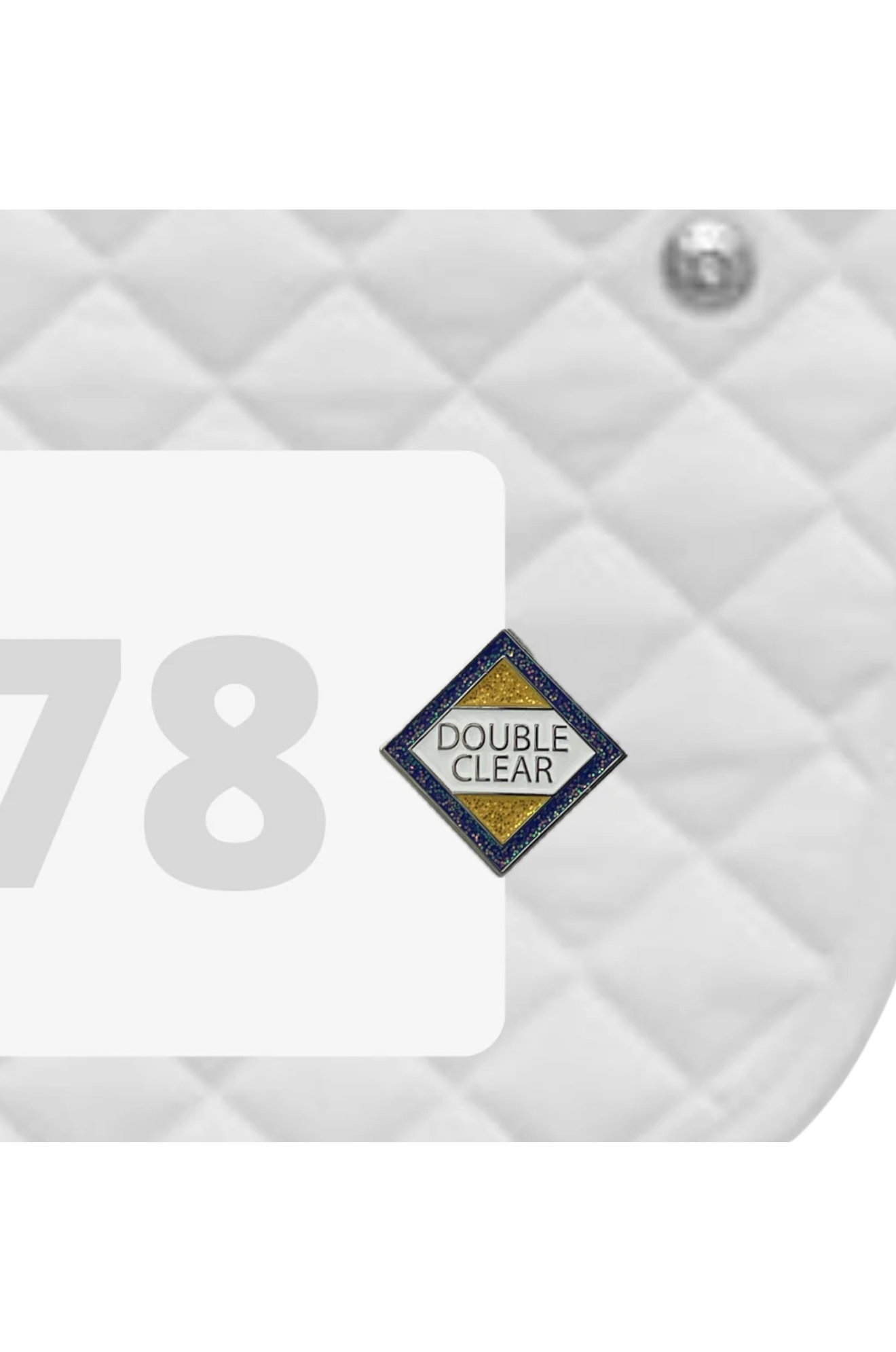 Number Pins Charms 2/Pack