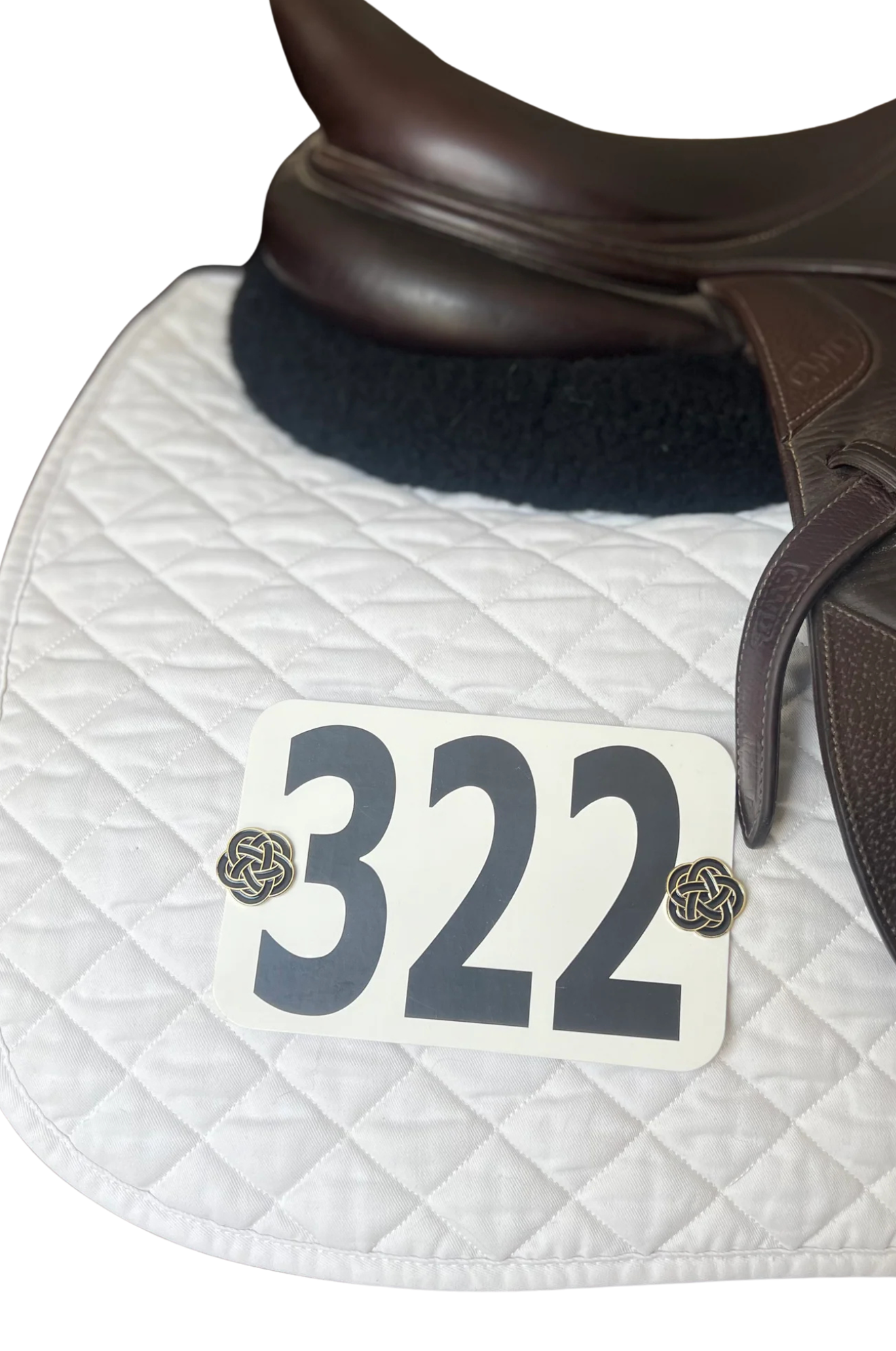 Number Pins Charms 2/Pack